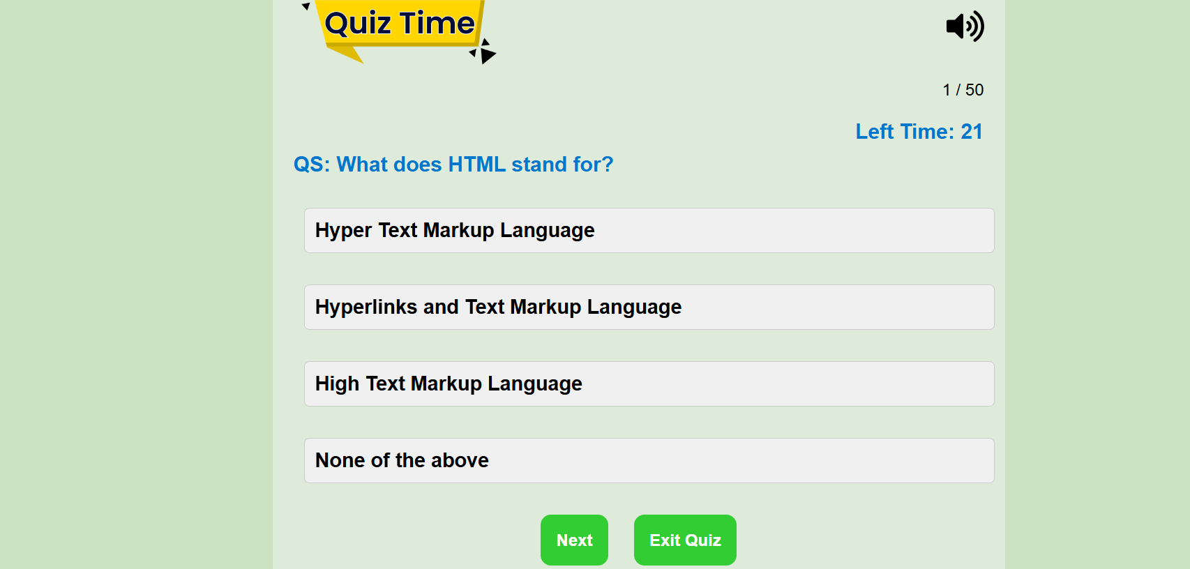 Quiz Application